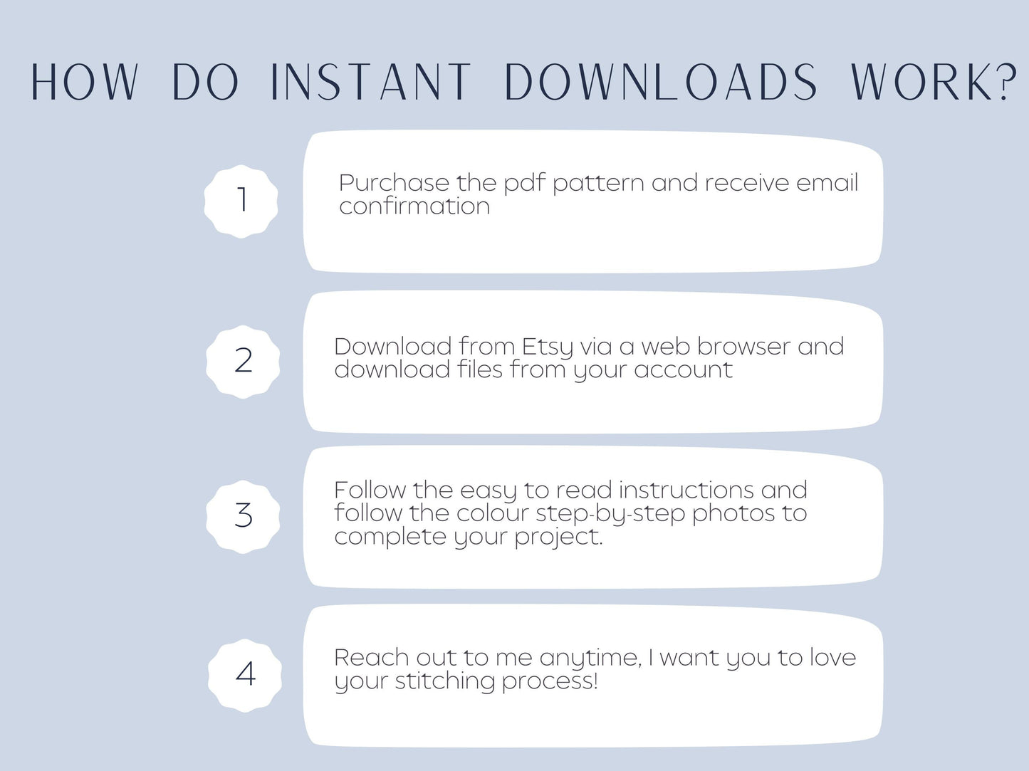 Wildflower wreath + name PDF Pattern