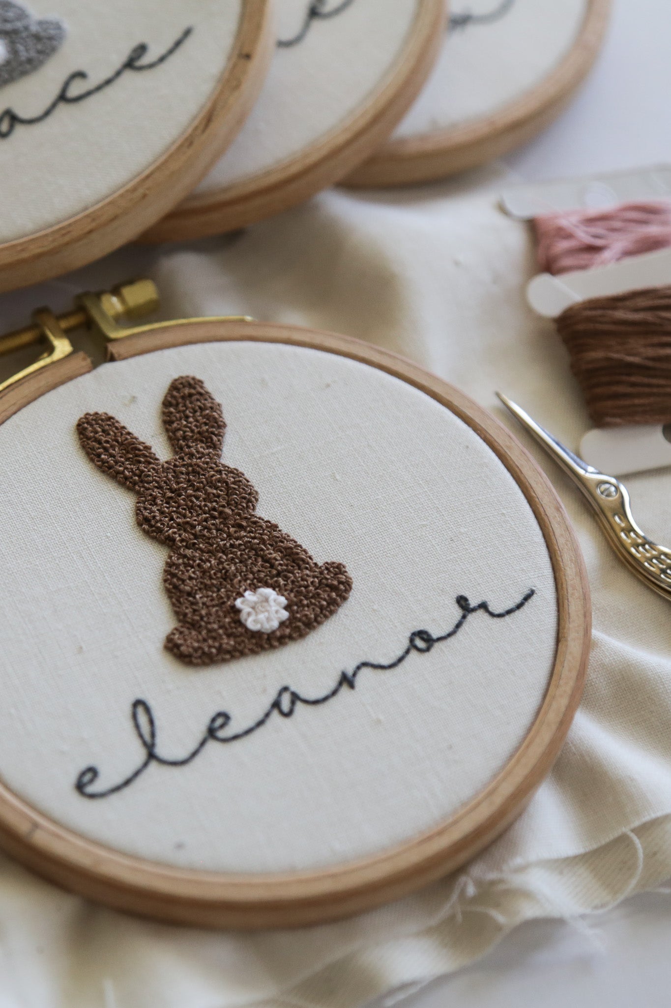 Custom name Easter bunny keepsake
