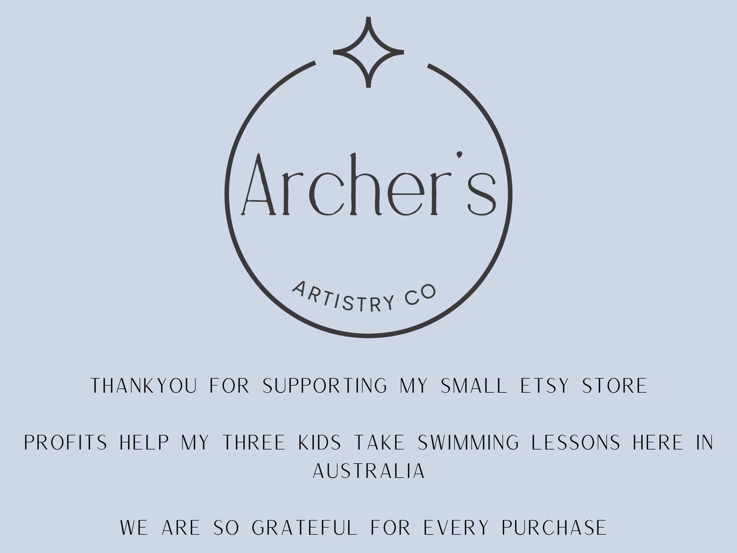 Custom name blue whale in round hoop