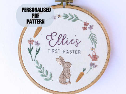 Baby's First Easter + Name PDF Pattern