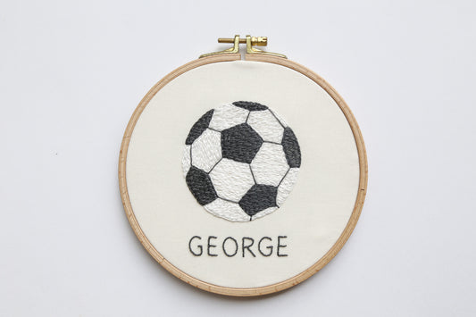 Soccer ball + name PDF pattern