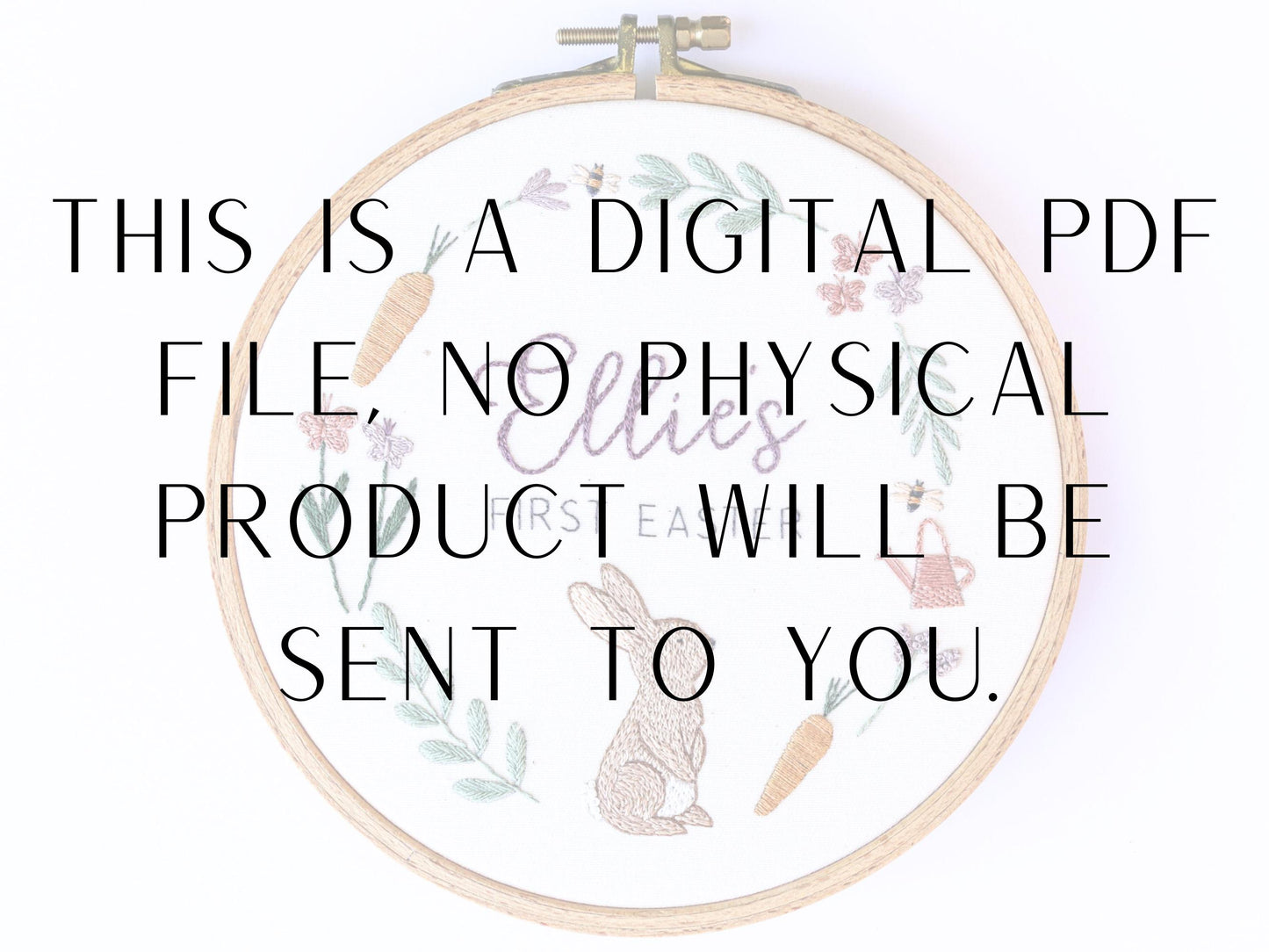 Baby's First Easter + Name PDF Pattern