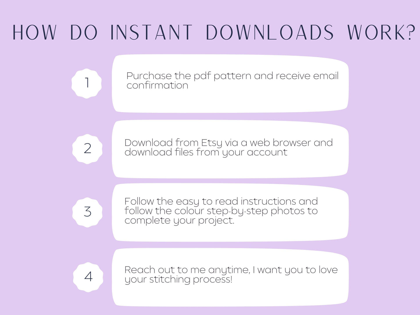 Bright Floral + Name PDF Pattern